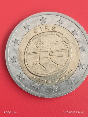 Euro stickman coin - stickman, with